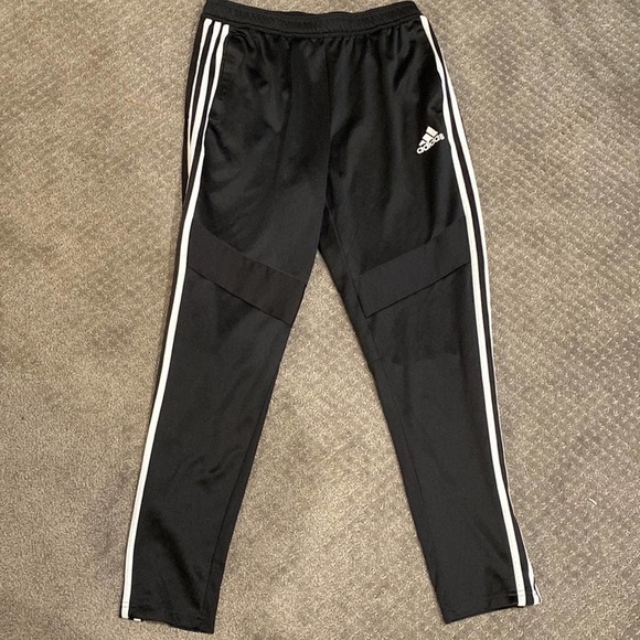 adidas Other - Adidas Mens Black Tapered 3 Stripe Jogger Pants